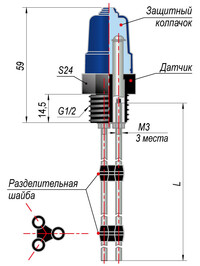 Габаритный чертеж ДС.П.3 Габаритный чертеж ДС.П.3