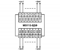 Схема подключения МВ110-224.8ДФ