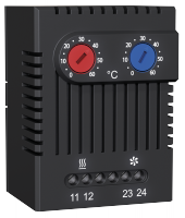 Сдвоенный термостат для управления вентилятором и нагревателем МТК-СТ2