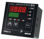 Измеритель ПИД-регулятор для управления задвижками и трехходовыми клапанами с интерфейсом RS-485 ОВЕН ТРМ212