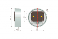Датчик термосопротивление ДТС3005. Конструктивное исполнение
