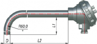 Конструктивные исполнения термопар типа ДТПК (ХА), ДТПL(ХК) с коммутационной головкой (модели ХХ5)