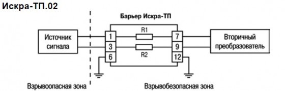Схемы подключения ИСКРА-ТП.02