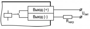 Схема подключения нагрузки к ВЭ типа «Р»