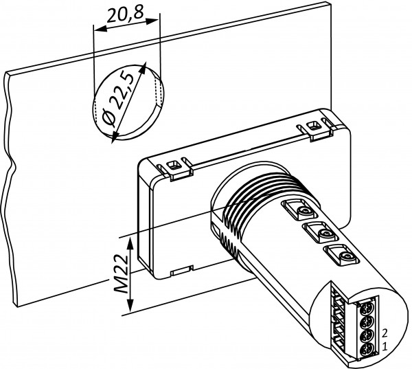 СМИ2. Установочные размеры
