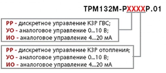 Модификации ТРМ132М