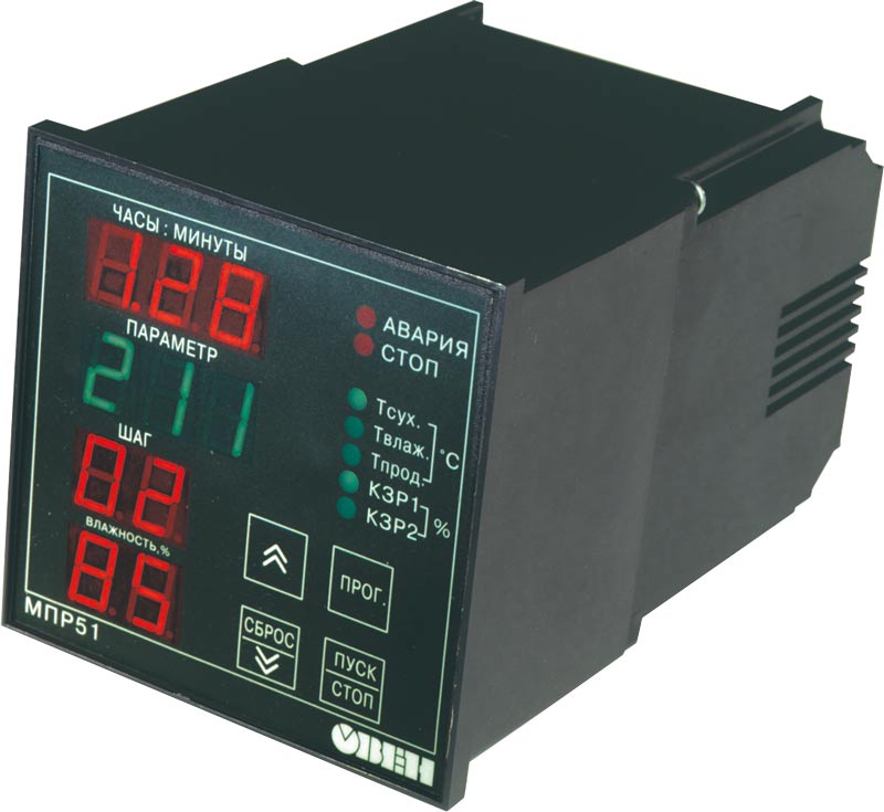 Регулятор температуры и влажности, программируемый по времени, ОВЕН МПР51